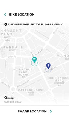 Locate your electric bike