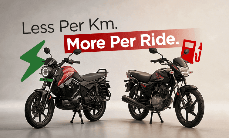 Revolt RV BlazeX vs Petrol 125cc Bikes: Running Cost Comparison