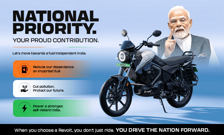 PM Modi’s Vision, Already on Road: Revolt Riders Cross 72 Crore Electric Kilometres